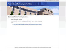 Tablet Screenshot of iti.cscc.edu